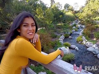 Real Teens - Amatuer latina teen Sophia Leone POV sex film