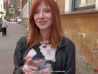 Red-haired nimfë gozhdohem nga devious agjent në e mahnitshme. | xhamster