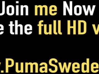 Busty Blonde Bombshell Puma Swede Mouth & Pussy Fucks