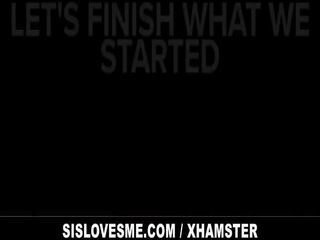 Sislovesme - Hot Stepster Playing Games with My Cock.