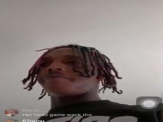 Rapper Famous Dex Is Getting Head On Instagram live