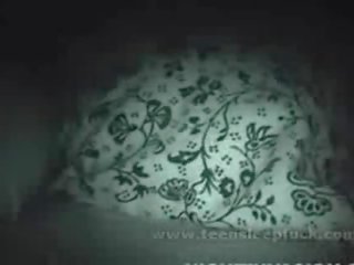 Śpiące laska cipa pieprzony na nightvision