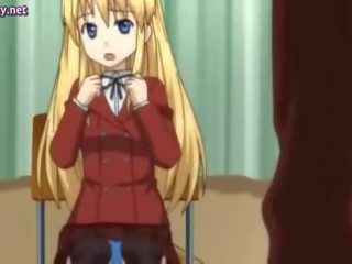 Blond anime ms nyter stor hammer