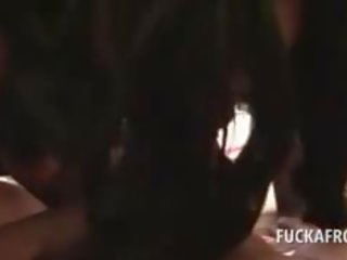 Topless African Fuck Queen Sucking White manhood In POV