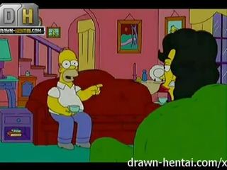 Simpsons סקס סרט - שלישיה